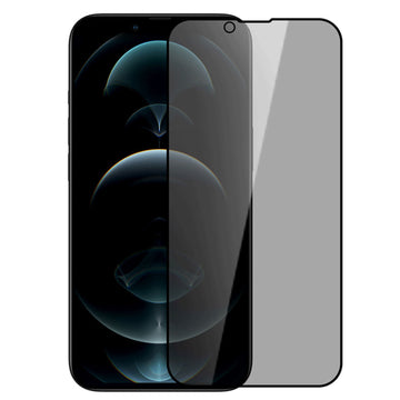 TD® Film trempé HD anti-empreintes digitales et intimité iPhone13 Pro MAX plein écran tactile sensible trou transparent